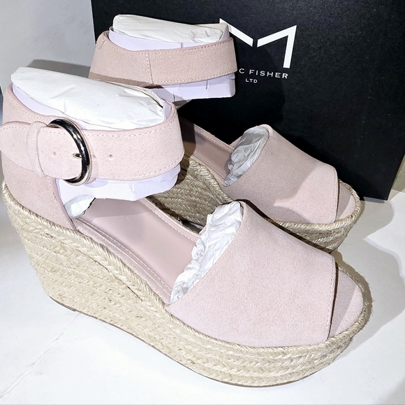 Marc Fisher Alita Platform Wedge espadrille sandals, size 8.5, new in box, ligh - Picture 10 of 10